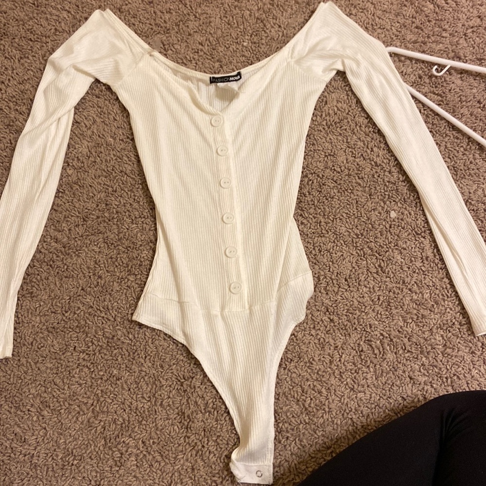Off the shoulder fashion nova body suit